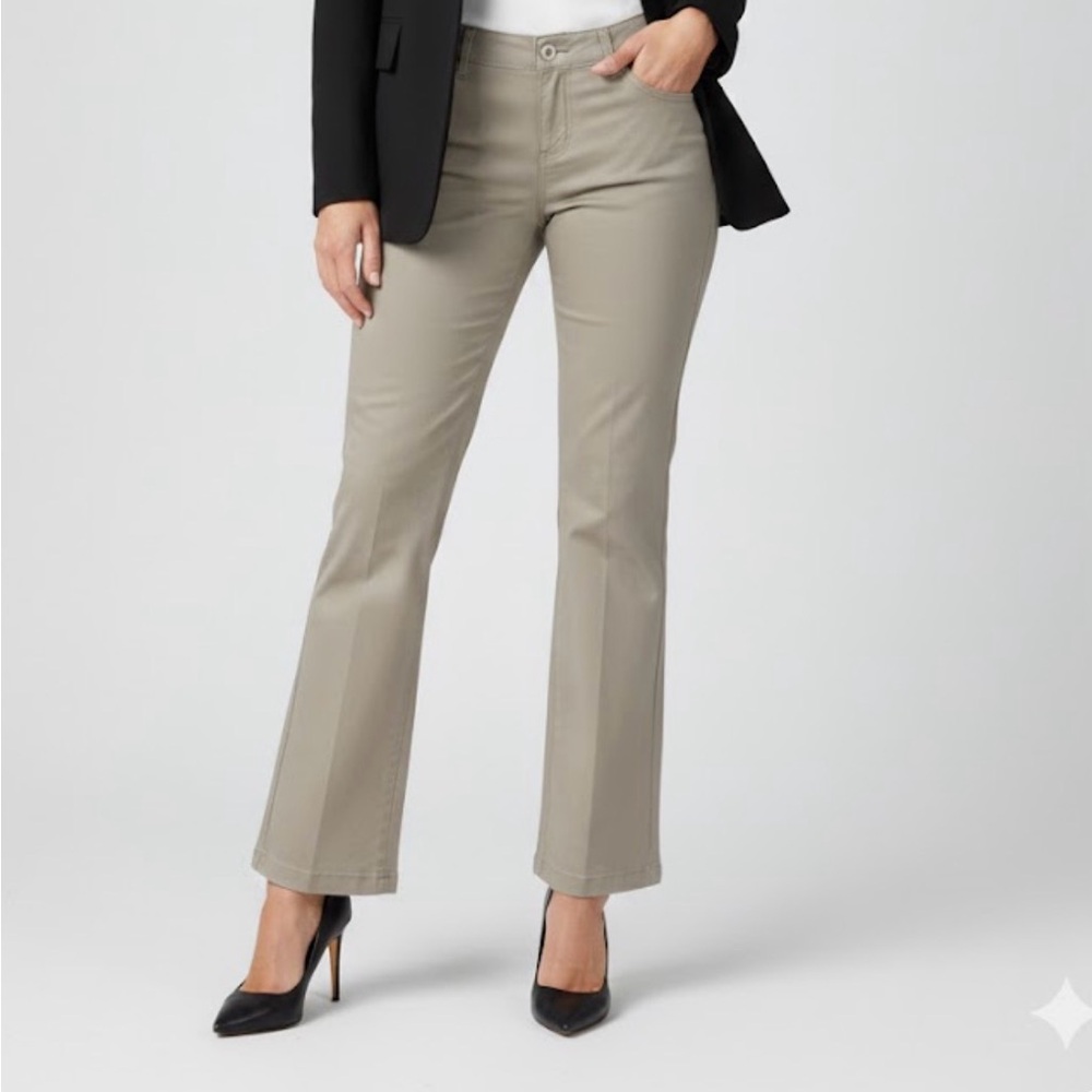 The Limited Women's Flared Beige Pants P23